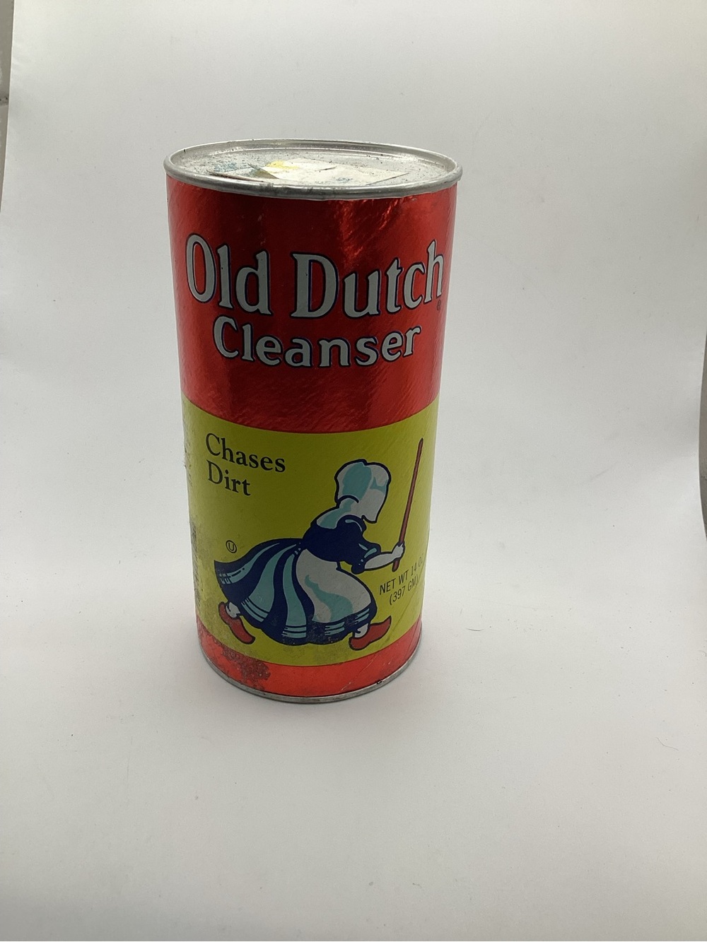 Old Dutch Cleanser Vintage - Red and Yellow Can